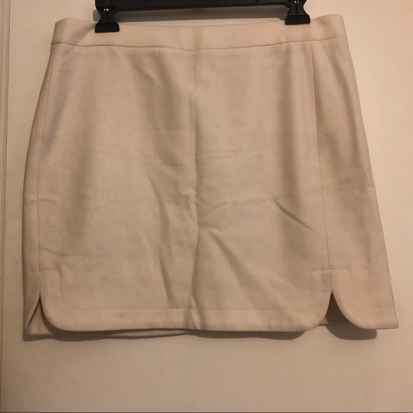 J. Crew wool lined mini skirt - Picture 1 of 1